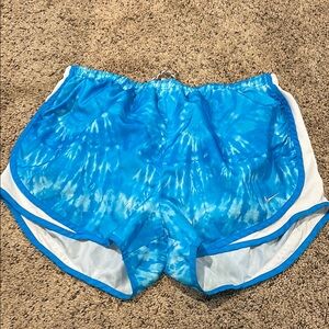 Nike Sky Blue Tie-Dye Shorts